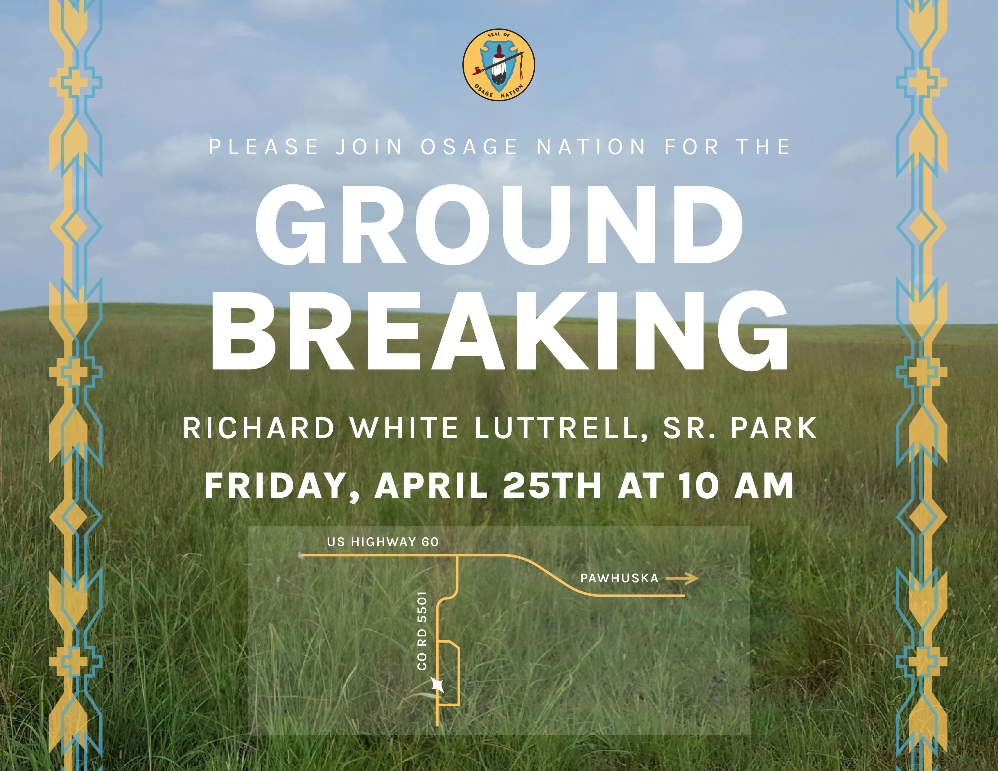 Osage Nation Announces Richard White Luttrell, Sr. Park Groundbreaking